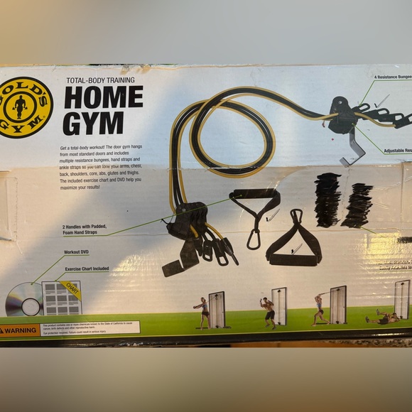 Gold's Gym Full-Body Home Gym with Yellow and Black Bands - Picture 5 of 5